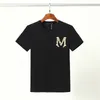 2022 Men Hip Hop T-shirt Letter Graphic Print T Shirt Cotton Casual Short Sleeve#16