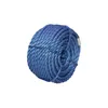 Produttore di tessuto e cucito all'ingrosso Tre Strand Blue PP Flat Wire Rope, corda di maricoltura, corde in plastica polipropilene