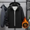 Heren down heren parka's aankomst mode super grote herfst winter mannen extra grote standaard kraag pluche jas met capuchon casual dik plus