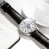 Orologi da polso Carnival Brand Watch Automatic Watch Fashion Luxury Waterproof Fase Moon Mechanical Orologi for Men Clock Relogio Masculino
