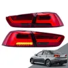 3 Colors Rear Lamp For Lancer-EX 2008-2021 LED Tail Light Dynamic Turn Signal Taillights DRL Brake Reverse Light