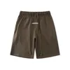 Camisetas Masculinas 21ss Shorts Refletivos High Street Calças Esportivas Casuais Soltas Estilo Oversize Calças Curtas com Cordão Tendência Estilista Essentail