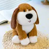 22 cm nouveau mignon grand visage chien en peluche poupée simulation chien cadeau d'entreprise