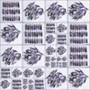 Charms Jewelry Findings Components Natural Stone Amethyst Hexagonal Healing Reiki Point Crystal Pendants For Making Diy Necklace Earrings