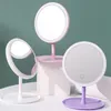 Kompaktowe lusterka ładowanie Odłączane lustro makijażu z LED Light Touch Screen Vanity Cosmetics Drop 30#10 Kompakt