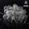 Cordas 20 bolas LED String Fairy Light Controle Remoto 6m Street Solar Garland Luzes para Jardim Wedding Christmas Decor ao ar livre