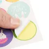 Hediye Sargısı Sevimli Paskalya Parti Çıkartma Etiket Hediyeler Tavuk Yumurta Kendi Kendinden Yapışkan Mutlu StickersGift Hediye Kayışı
