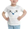 5A Top Qualité Enfants Broderie T-shirt 2022 Mode Enfant Brodé T-shirt Têtes De Tigre Animal Tête Lettres À Manches Courtes Pour garçon et fille