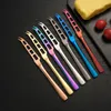 Multi-colored Complete Stainless Steel Butter Cutter Spreader Knife Pizza Cheese Knife Kitchen Cheese Tools