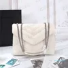 Designer sacs à main HOT carré gros sac sac à main en cuir véritable femmes sacs à bandoulière grande capacité 25cm et 32cm quilte de qualité supérieure