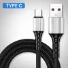 5A USB C Cavo dati di tipo C a ricarica rapida per Xiaomi 11 Pro Huawei Samsung Micro USB Caricatore rapido Cavo telefonico 1 / 1.5M