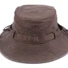 Mens Summer Mesh Breattable Retro 100 Cotton Panama Jungle Fishing S Novely Dads Beach Cap Bucket Hat 2205316943530