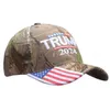 Donald Trump 2024 Hoeden Camouflage Amerikaanse Presidentsverkiezingen Baseball Caps Verstelbare Outdoor Sport Camo Trump Feesthoed PRO232