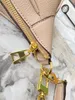 High Quality Embossed Pouch Strap Bag Handbag Women Messenger Handbags Tote Chain Shoulder Crossbody Bags Wallets 56091