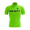 Scott Team Men's Cycling korta ärmar Jersey Racing Bike Shirt Bicycle Tops Summer Breattable Outdoor Sports Uniform Y22091302