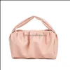 Sacs de rangement Accueil Organisation Housekee Jardin Japonais Simple Nuage Sac Ins Texture Solide Couleur Dames Sac À Main Tendance Tout-Match Net Rouge Ha