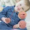 Baby Silicone-Pacifier Holder Container Box Infant Portable Soother Pacifier Chain Silicone Storage Box