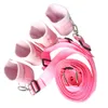Plush Handcuffs Footcuffs Restraints Bondage Couples Flirting Bed Strap sexy Tool Stimulation Toys For Woman