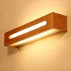 Wall Lamp Modern Real Wood For Bedside Study Living Room Table Kitchen Mirror Wardrobe Aisle Stairway Indoor Home DecorationWall