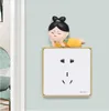 Creative Gift Home Cartoon Kindergarten Children's Room Wall Decorations Wall Decoration Resin Switch Stickers