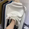 Women's T-Shirt Winter T Shirt Women Elasticity Oversized Woman Clothes Female Tops Long Sleeve Women's Tube Top Knit CanaleWomen's