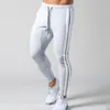 Streetwear corredores homens calças calças casuais ginásio fitness calça elástica respirável faixas fundos swimpants 220325