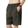 Shorts masculinos verão vestido masculino poliéster compressão cinza praia cintura elástica boxer roupas fitness plus 8xl-9xl