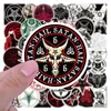 50pslot Şeytan Çıkartma Şeytan Demon Evil Cehennem Satanizm Sticker Graffiti Çıkartmaları DIY Bagaj Dizüstü Bilgisayar Kaykay Motosiklet Bicy4822544
