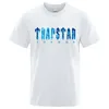 TRAPSTAR LONDRES Substituído Blue Tshirt Men Men Summer Breathables