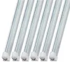 12pack 8ft T8 Tubes Lumière LED Boutique Lumières Intégrées 6500K Double Face V Forme 270 Degrés pour Garage Entrepôt Atelier prix d'usine USA Marine ligne spéciale