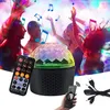 Portable LED Kid Night Light Home Decor Light Avec Haut-Parleur Bluetooth Disco Ball Lampe Multicolore Soft Night Light Pour Bébé Chambre Atmosphère Lampe