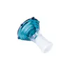 ChinaFairPrice G059 Färgglada rökskålar Kvinnliga Male 10mm 14mm 18mm Joint Bubbler Wide Bore Glass Bong Bowl Ash Catcher Pipe Tool