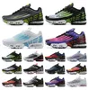2022 Top Quality Tuned III plus 3 tn Running Sports Chaussures Taille 12 Mens Triple White Obsidian Green Aqua Crimson Red TN3 Men Femmes Femme extérieure Trainers Sneakers Casual Shoe