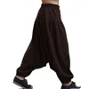 Men' Crosspants crotch pantswide leg pants dancing Harem pants pantskirt bloomers Harem trousers16 COLORS 220816