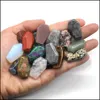 Artes y artesanías Artes regalos Hogar Jardín Mini ataúd Estatua Piedra natural Cuarzo Ágata Cristal Curación Reiki Piedras talladas O Dh6Zb