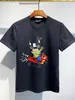 22SS Nowy Mężczyzna Stylista T Shirt Men S Odzież 3D Summer Tshirt Hip-Hop Kobiety S Kosztyczny Rękaw Luksusowy Designer Ubrania Lady Casual Tee V4