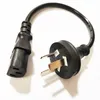 سلك محول الطاقة ، SAA Australia 3pin slabe إلى IEC 320 C13 Cable-power-power-adapter حوالي 30 سم/2pcs