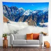 Snow Mountain Sunset Carpet Home Livingroon Bedroom Decor Beach Table Yoga Mat Wall Hanging Decoraiton J220804