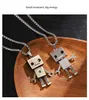 Pendant Necklaces Street Hipster Hiphop Hip Hop Robot Online Influencer Necklace Men And Women Couple SweaterPendant