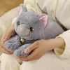 35 cm 45 cm peluche vraie vie chats en peluche simulation compagnon animal poupée mignon chat jouets Kawaii décor à la maison cadeau pour les filles cadeau d'anniversaire LA442