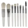 8st Portable Soft Hair Makeup Brush Tools Set Eyeshadow Foundation Powder Eyelash Lip Concealer