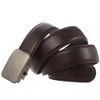 Modischer Gürtel aus echtem Leder, schwarze Gürtel für Herren, automatische Schnallengürtel, Verkauf, 110–130 cm, Riemen 19