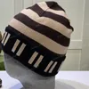 남성 디자이너 비니 겨울 카스켓 여성 니트 모자 보닛 럭셔리 레터 위브 캐시미어 양동이 모자 양모 모자 비니