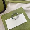 Новое высококачественное ювелирное изделие из серебра 925 пробы, женское кольцо с буквой G, выдолбленное модное кольцо с ромашкой, подарок на день рождения