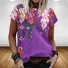 Ladies Short-sleeved T-shirt Christmas Print Tops Summer Fashion Women's Clothing Plus Size Loose Casual Short-sleeved Tops 220511
