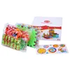 81 peças engrenagens elétricas kits de construção de modelos cerebrais 3D Bricks Plástico Brinquedos educacionais para crianças Presente de Natal