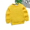 Sweatshirts bebek erkek kızlar sweatshirts kıyafetler kış sonbahar marka logo hoodies kazakları çocuklar% 100 pamuk hoodies sweatshirt çocuk pıhtı