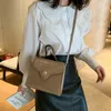 Borsa HBP borsa casual da donna in pelle PU moda coreana trama semplice tendenza tracolla a spalla piccole borse con manico superiore