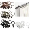 Other Home Decor Set Of 12 Plated Curtains Drapery Rings With Clips 25mm/32mm Inner DiaOther