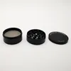 Space Case Grinder 4 Strati Herb Grinder 55mm 63mm Spacecase Smerigliatrici per tabacco Lega di zinco Frantumatore di metallo Sigaretta A base di erbe Nero Argento